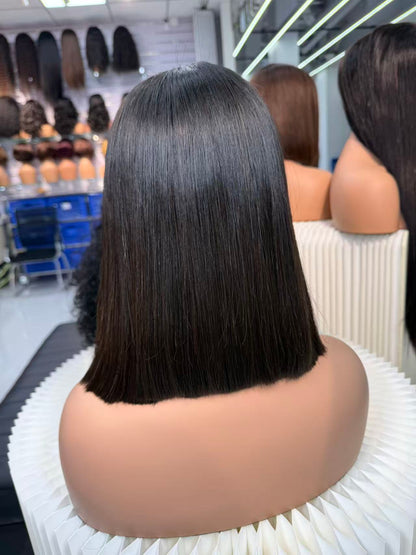 Perruques en cheveux humains naturels bouclés bruts vierges en gros 180%