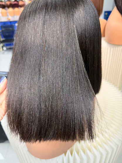 Perruques en cheveux humains naturels bouclés bruts vierges en gros 180%