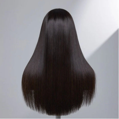 Chic Wigs 13X6 Bone Straight Real HD Lace Frontal Glueless Wig Natural Color